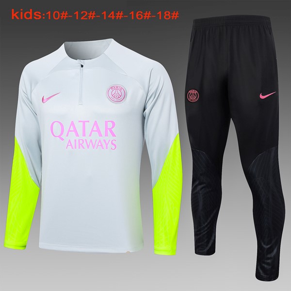 Enfant Training PSG 2024-25 Gris Rose